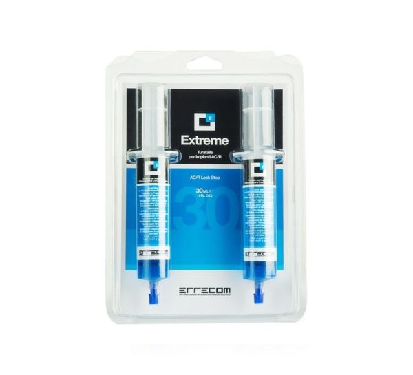 ERRECOM Extreme Leak Stop Hermētiķis / 30 ml x 2 gab + 1/4, 5/16, R134a (TR1062.C2.M2)